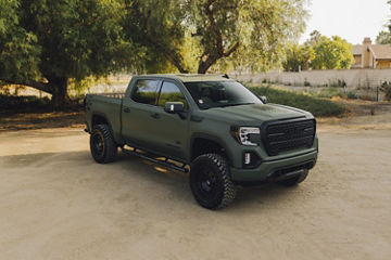 2020 GMC Sierra Denali - Black Rhino AXLE - Black Wheel Pros